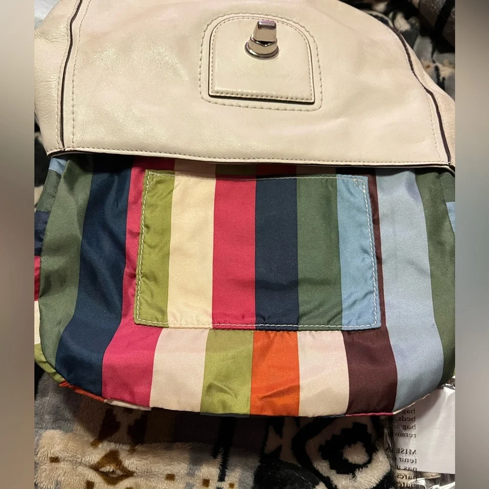 Coach EUC Anniversary Satchel 2012 2 way Bag in Ivory Leather - Picture 14 of 15